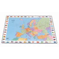 Galda segums Bantex 44X63 cm ar Eiropas karti  200-02543 5702234153013
