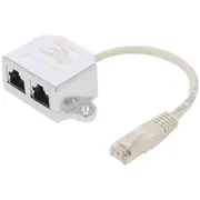 Gembird Rj45 Male - Female 0.15M Grey  Nca-Sp-02 8716309096638
