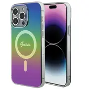 Guess  Iml Magsafe Iridescent Case Aizsargapvalks Priekš Apple iPhone 15 Pro Guhmp15Lhitsk 3666339154660