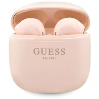 Guess headphones  słuchawki Bluetooth Gutwst26Psp Tws Docking Station stacja dokująca różowy pink Classic Est Logo Atguehbtgue2957 3666339120856 Gue002957