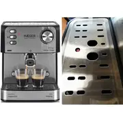 Haeger Cm-85B.011A Super Espresso automāts 1.6L 850W Paraugs, Bojāts iepakojums  Damage 9202318425273