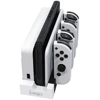 iPega 9186 Charger Dock pro N-Switch a Joy-Con White Black  Pg-9186Wh 6974363710514