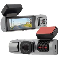 iWear Gt8 Duāls Auto video reģistrātors kamera Hd priekšējā  aizmugurējā 480P G-Sensor Gps Wi-Fi 3.16 Lcd melns Iwear-Gt8 4752128078343