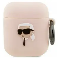 Karl Lagerfeld case for Airpods 1  2 Kla2Runikp white 3D Silicone Nft 3666339087869