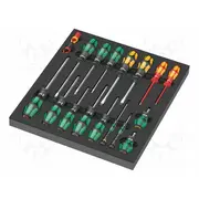 Screwdriver universal-set Phillips,Pozidriv,Slot 18Pcs.  Wera.05150101001 05150101001