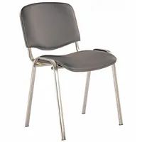 Konferenču krēsls Nowy Styl Iso Chrome pelēkās ādas imitācija  350-01209 4820041923276