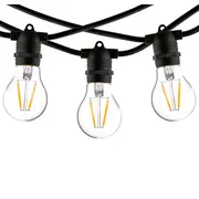 Led āra dārza 1M virtene dārzam un terasēm E27 spuldzēm  2000002003700
