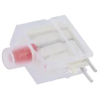 Led in housing red 3.9Mm No.of diodes 1 Lens red,diffused  Dbkd10