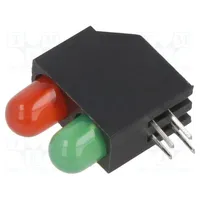 Led in housing red/yellow-green 5Mm No.of diodes 2 30Ma 60  Osrghx5F64X-5F2A