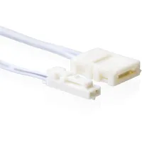 Led connector L813 Male - 8Mm strip Push-On connector, 200Cm wire  L813-Lsm2