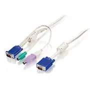 Level One Levelone Acc-2103 tastatūras video peles Kvm kabelis Balts 5 m  4015867134191
