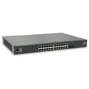 Level One Levelone Gtl-2881 tīkla pārslēgs Vadīts L3 Gigabit Ethernet 10/100/1000 Pelēks  4015867198988 216640