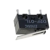 Microswitch Snap Action 0.1A/30Vdc with lever Spdt On-On  D2F221