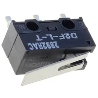 Microswitch Snap Action 3A/125Vac 2A/30Vdc with lever Spdt  D2F-L-T