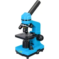 Mikroskops ar Eksperimentālo Komplektu K50 Levenhuk Rainbow 2L 40X - 400X Debesu Zilā Krās  69062 5905555007045