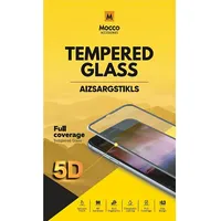 Mocco Full Glue 5D Signature Edition Tempered Glass Aizsargstikls Pilnam Ekrānam Samsung Galaxy A72 / A80 Melns  Mc-5D-Gp-A80-Bk 4752168073421