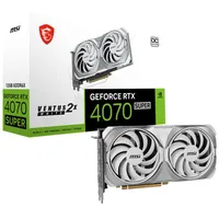 Msi Geforce Rtx 4070 Super 12G Ventus 2X White Oc Nvidia 12 Gb Gddr6X  6-Rtx Wh 4711377171304