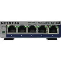 Netgear Gs105E-200Pes network switch Managed L2/L3 Gigabit Ethernet 10/100/1000 Grey  606449101522 Kilngeswi0003