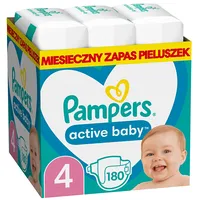 Pampers Active Baby Monthly Pack Boy/Girl 4 180 pcs  8006540032725 Diopmppie0148