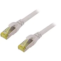 Patch cord S/Ftp 6A stranded Cu Lszh grey 5M 26Awg  Dk-1644-A-050