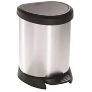 Pedāļspainis metalizēts Deco Bin 5L Sudraba  0802160599 3253922160018