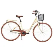 Pilsētas velosipēds Bisan Sorrento Cream/Gold Rata izmērs 28 Rāmja 17  8682392423838 Srn2844-12078-25