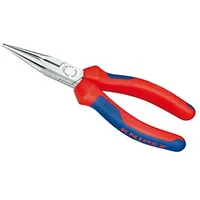 Pliers ergonomic two-component handles,polished head,forged  Knp.2502140 25 02 140