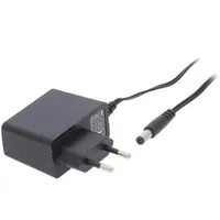 Power supply switched-mode mains,plug 7.5Vdc 1A 7.5W Plug Eu  Pro0808W2E