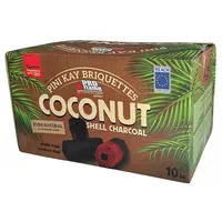 Pressed coconut shell briquettes for baking Pini Kay 10Kg  619Xx42116 4779043242116 42116