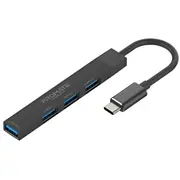 Promate Litehub-4 Usb-C Hub 3X Usb 2.0 / 1X 3.0 Hublitehub4Bk  6959144059587