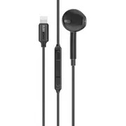 Promate Monopod Ergonomic Mono Mfi Certified In-Ear Vadu Austiņas Lightning  / 1.3M Monopodlt-Bk 6959144064673