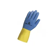 Protective gloves Size 8/9 yellow-blue latex Duocolor Ve330  Del-Ve330Bj08 Ve330Bj08