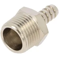 Push-In fitting connector pipe nickel plated brass 9Mm  3040-9-1/2 3040 9-1/2