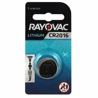 Rayovac Litija baterijas. 1Gab Cr2016  5000252023258