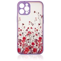 Riff Flower design Aizmugures Maks priekš Apple iPhone 12 Pro Max Violet  Rf-Flo-Ip12Pma-Vi 9145576253717