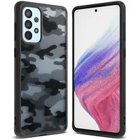 Ringke Fusion Matte tpu case with frame for Samsung Galaxy A73 black  Camo Black 8809848205378