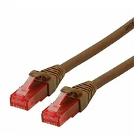 Roline Utp Cable Cat.6 Component Level, Lsoh, brown, 3.0 m  21.15.2583