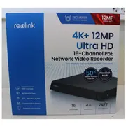 Sale Out. Reolink Nvs16 16-Channel Poe Nvr for 24/7 Continuous Recording  2 Demo Pn-16So 2000001420935