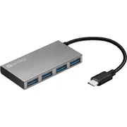 Sandberg 136-20 Usb-C to 4 xUSB 3.0 Pocket Hub  T-Mlx54789 5705730136207
