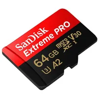 Sandisk Extreme Pro microSDXC 64Gb 200/90 Mb/S A2 V30 Sfsanmdg64Sqxcu  Sdsqxcu-064G-Gn6Ma 619659188573 Pamsadsdg0341
