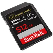 Sandisk Sdsdxep-512G-Gn4In memory card 512 Gb Sdxc Uhs-Ii Class 10  619659202156 Pamsadsdg0376