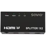 Savio Cl-42 Video Sadalītājs Hdmi - 2 x F,0  5901986040378