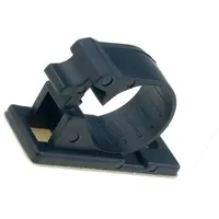 Screw down self-adhesive holder 15Mm polyamide black Ul94V-2  11J-S 11Jr-S
