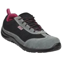 Shoes Size 42 black-pink polyester,suede split leather  Del-Comospno42 Comospno42