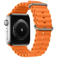 Silicone loop for Apple Watch 42 44 45 49 design 1 orange  Uch001044 5900217978060