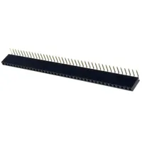 Socket pin strips female Pin 40 angled 90 2.54Mm Tht 1X40  Zl263-40Sg Ds1024-140R2