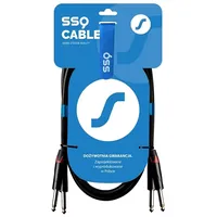 Ssq Jmjm3 - Cable 2X Jack mono 6,3 mm mm, 3 m  Ss-2105 5904161823339 Nglssqkab0136