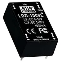 Strāvas stabilizators Dc/Dc Led 6-36V2-30V 1200Ma Pwm Analog kontrolējams slēgts Mean Well  Ldd-1200L