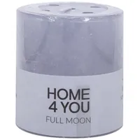 Svece Full Moon, D6,8Xh7,2Cm, gaiši pelēka Smarža- Upeņu  87633 4741243876330