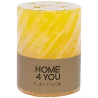 Svece Pure Color, D6.8Xh9.5Cm, dzeltena  bez smaržas 80156 4741243801561